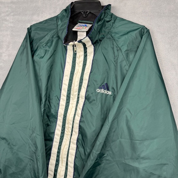 adidas Other - Vintage Adidas‎ Track Jacket Green Men Large Lightweight Sportswear Y2K